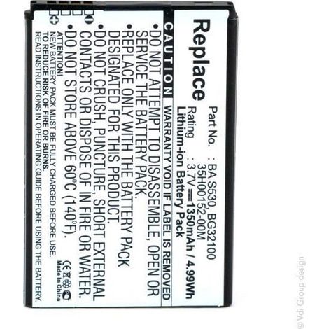 NX - Batterie téléphone, smartphone, GSM 3.7V 1350mAh - 35H00152-00M35H00159-00MBA S530BA S590BAS53 (1/4)