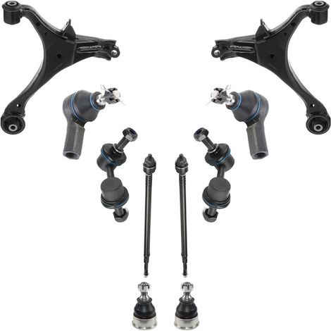 KIT BRACCIO OSCILLANTE 10 PEZZI COMPATIBILE CON HONDA CIVIC VII Coupé (EM2) 1.6 i (EM1) / Kit Sospensione Completo OE/OEM / Bracci Oscillanti + Testine Sterzo / Sostituzione Diretta OEM