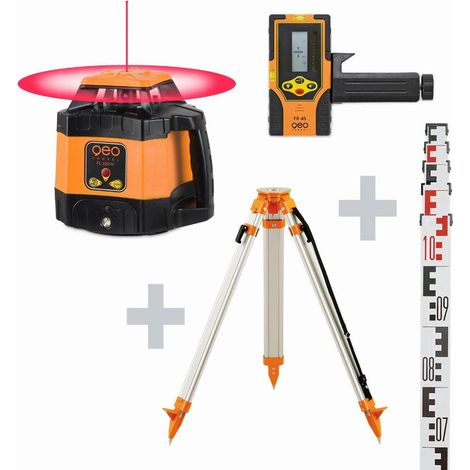 Pack laser rotatif FL 220HV FR 45 GEO FENNEL classe 2 + trépied FS 20 + mire TN 14 - 220000-S01