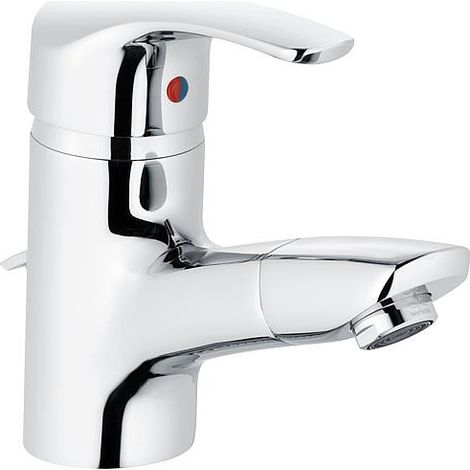 Robinet melangeur Vasque Serie Ascona Douchette extractible avec garniture d ecoulement, chrome (1/2)