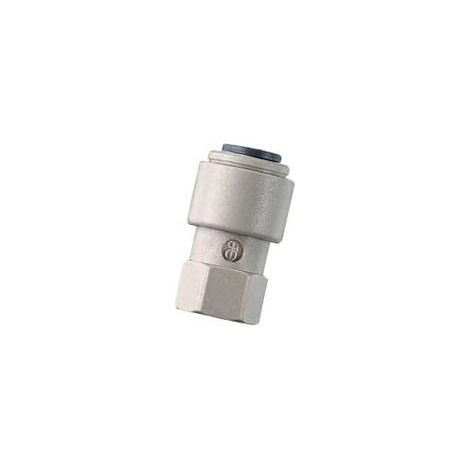 Raccord droit John Guest sous évier filetage 7/16uns x 3/8"