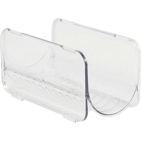 Organisateur de bouteilles d'eau pour la maison, support de rangement empilable en plastique transparent pour bouteilles d'eau (1/4)