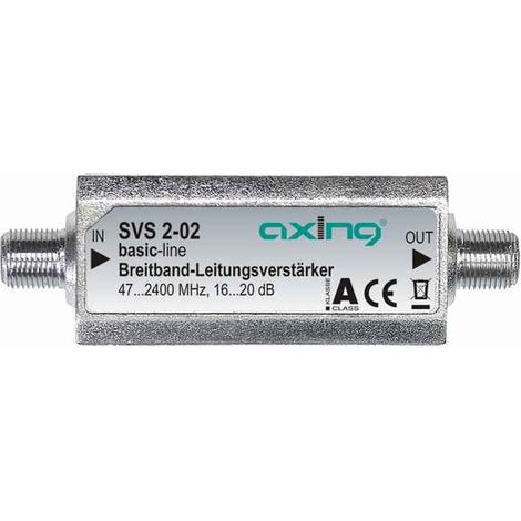 Amplificador de señal axing svs 2-02 ganancia ajustable 14-20 dB (1/2)