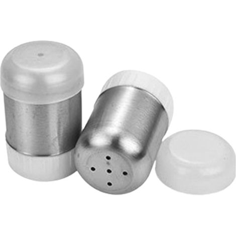 Lot de 2 flacons distributeurs d'épices et d'assaisonnements, résistants à la corrosion, parfaits pour la cuisine, finitions soignées. (1/5)