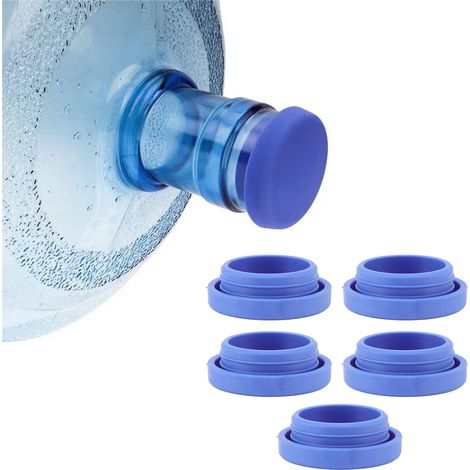 Bouchon pour bonbonne d'eau de 5 gallons - Couvercle en silicone pour distributeurs d'eau (sans joint) (1/5)