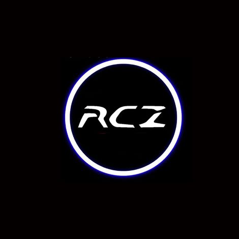 (RCZ 2011-2014-E) Lot de 2 projecteurs laser LED d'ambiance pour portières de voiture, compatibles avec Peugeot RCZ (modèles 2011, 2012, 2013 et 2014). Accessoires d'éclairage automobile. (1/5)