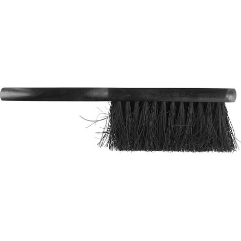 Brosse à manche en bois et poils de cocotier pour le nettoyage (1/5)