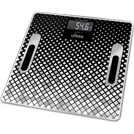 Balance Numérique de Salle de Bain UFESA BE1855 Negro (30 X 30 cm) (1/5)