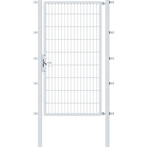 ALBERTS Einzeltor Flexo, feuerverzinkt, lichte BxH1000x1800, PF60x60/2300mm (1/2)