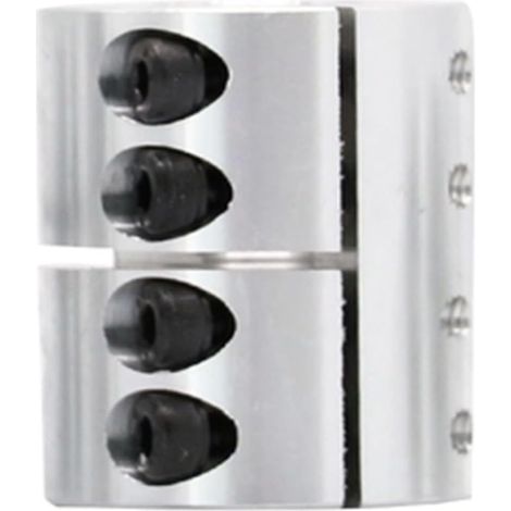 1 pince de couplage d'arbre flexible en aluminium 5/6/6,35/8/10/12 mm, accouplement rigide,