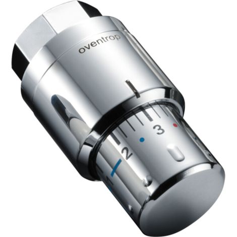 Oventrop Thermostat Uni SH 7-28 GradC, mit Nullstellung, verchromt
