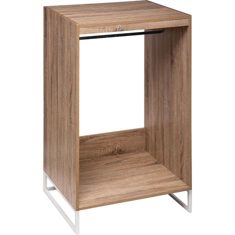 Armario abierto en madera natural ORSO 60x50x h105 cm (1/3)
