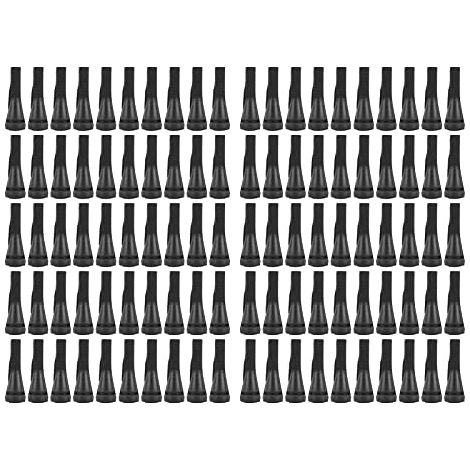 100 PCS Doigts De Plumeuse De Poulet pour Machine De Plumeuse De Volaille, Épilation en Poultry Epilator Caoutchouc Doigt Plumeuse Picker pour Poulet, Canard, Plumes D'oies (Le Noir) (1/5)