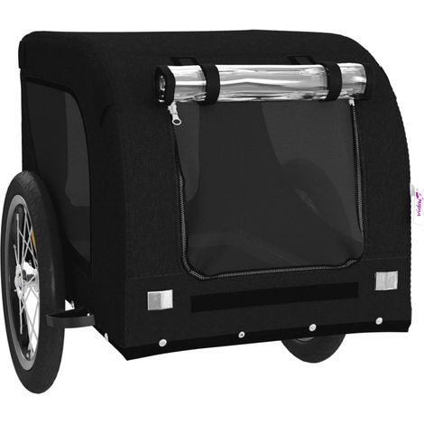 Rimorchio/carrello per animali domestici nero 020044212