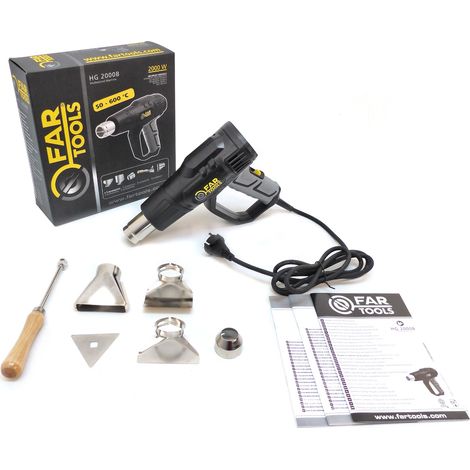 Heißluftpistole - Heißluftpistole - 2000 W - 2 Heizstufen - FAR TOOLS - 115354 (1/5)