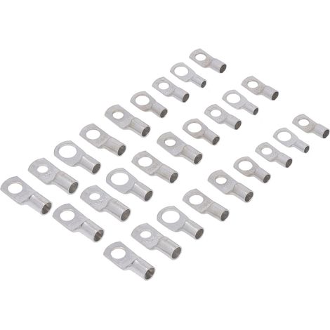 Sortiment mit 65 SC-Ringkabelschuhen für Kupferdrähte, multifunktionale Crimpverbinder für Drahtenden (1/5)