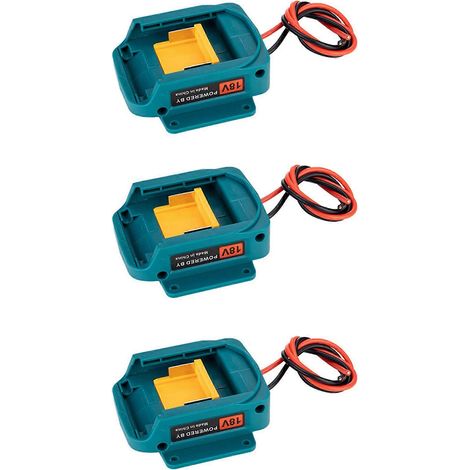 Adaptateur/convertisseur de batterie 3X pour batterie Makita 18V Li-Ion, convertisseur de batterie pour outils électriques de bricolage (1/5)