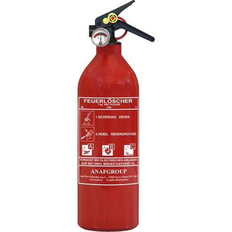 Unitec Feuerlöscher, Pulverlöschmittel (1/3)