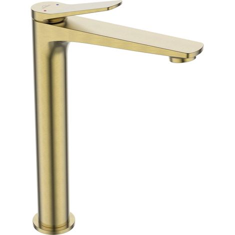 Invena Alonia Robinet de lavabo or brossé élégant et moderne