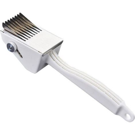 Coupe Calamars - Trancheuse Légumes 8 Lames Acier Inoxydable - Espacement 0,4 cm - Pour Cuisine Maison et Professionnelle - 1 Pièce (1/5)