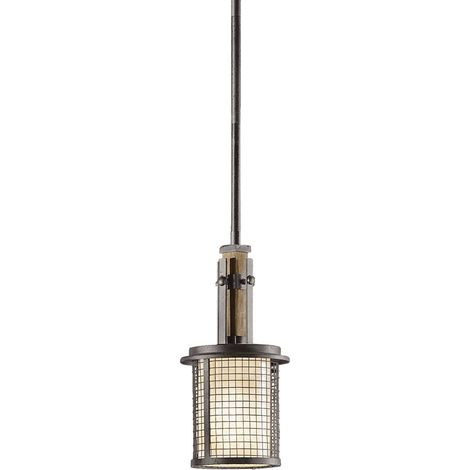 Elstead Ahrendale - Mini suspension à 1 ampoule au plafond en fer, E27 (1/5)
