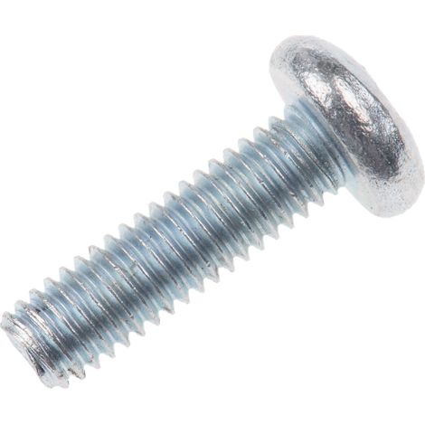 Vis à métaux RS PRO M3.5 à tête Cylindrique Pozidriv en Acier, 12mm ( Prix pour Sachet de 100 )