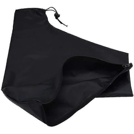 Sac aspirateur pour souffleur de feuilles, sac à fermeture éclair électrique pour broyeur aspirateur, noir, 44 x 35 x 60 cm - AquaForge (1/5)