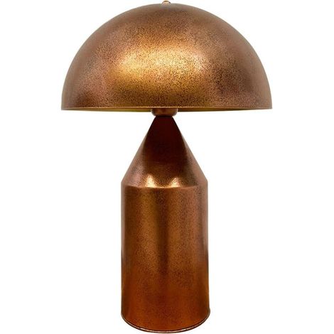 Lipeo Moderne Kupferfarbe Tischlampe, Wohnbeleuchtung, Metall Kopfteil, Nachttischlampe, Leselampe (1/5)