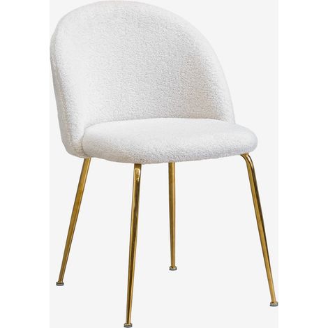 Sedia da pranzo imbottita e in acciaio Kana Design SKLUM (1/5)