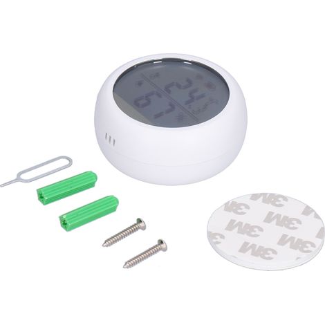 Intelligenter digitaler Luftqualitätsmonitor mit Temperatur- und Feuchtigkeitssensor, Mini-Wandgerät zur Luftqualitätsmessung (1/5)