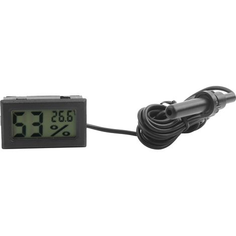 Thermomètre-hygromètre numérique avec sonde LED, indicateur d'humidité intérieure (1/5)