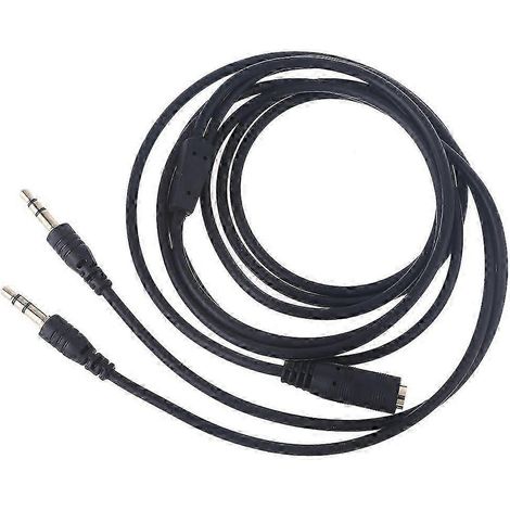 Répartiteur audio en Y de 3,5 mm (2025), câble adaptateur pour casque stéréo, répartiteur audio femelle vers double mâle pour haut-parleurs. (1/5)