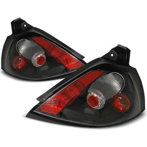 Paire de feux arriere Renault Megane 02-05 noir-27336269 (1/2)