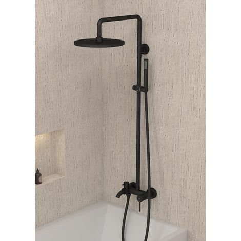 Columna de ducha y bañera negra - Corbeau (1/5)