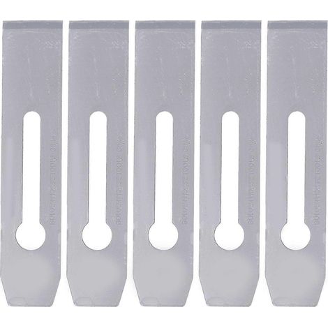 5 Stück Hobelmesser aus Stahl, 38 mm, tragbares Messer, Ersatzzubehör für Holzbearbeitung und Handarbeit