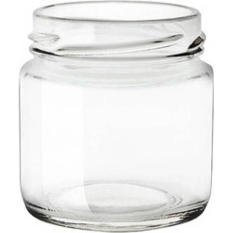 35 x BARATTOLO IN VETRO  106 CC BOCCA D 53 MM
