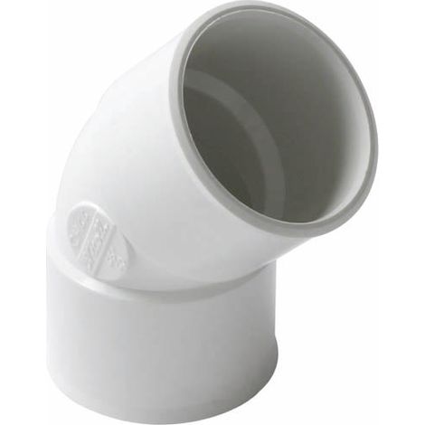 Le titre est déjà en français. Voici une version légèrement reformulée pour plus de clarté :
Coude PVC blanc 45 degrés F/F 50 CJ44B (1/4)