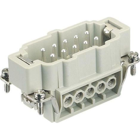 Scame inserto maschio 10 poli portacontatti per connettori industriali 933.0102601