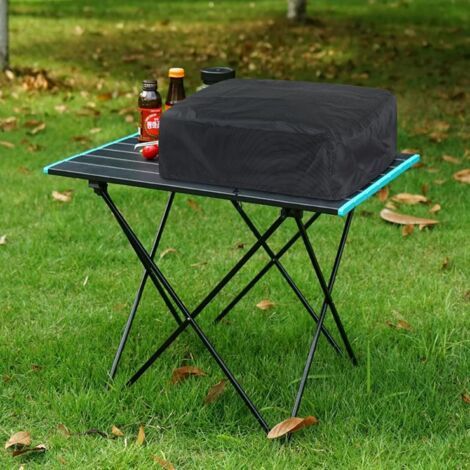 Housse de protection universelle en tissu Oxford 210D (dimensions : 57 x 48 x 23 cm), imperméable, anti-UV, noire Réchaud à gaz Barbecue d'extérieur (1/3)
