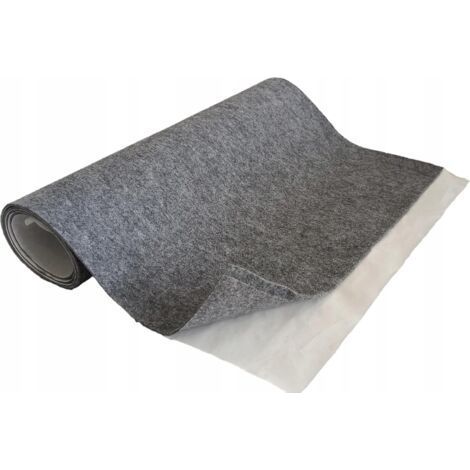 1 Rolle selbstklebender Filzstoff, grau, 2 mm dick, 50 cm x 150 cm, Schalldämmung, für Auto, Haushalt, Heimwerkerprojekte (1/5)