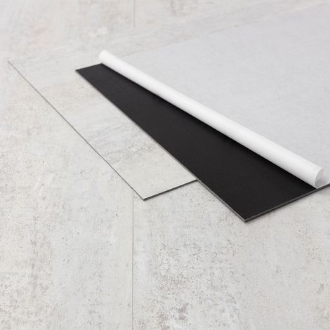 ML-Design Dalle en PVC Adhesive, Revêtement de sol, Plancher en Vinyle (1/5)