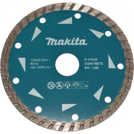 Makita tarcza diamentowa 125x22,23mm turbo (na sucho) beton