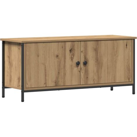 Maison Exclusive - Mobile TV Rovere artigianale 100 x 35 x 45 cm Legno multistrato