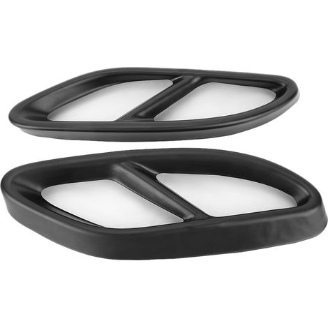 2 pièces Embout d'échappement arrière en acier inoxydable pour Mercedes Classe C (1/5)