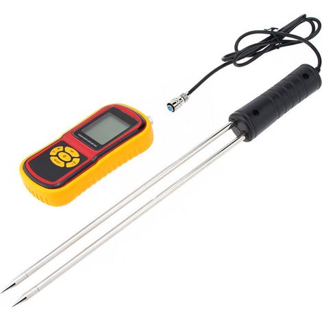 Contactez le testeur d'humidité GM640 avec sonde de mesure, écran LCD (1/5)