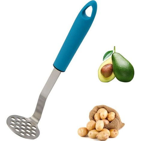 purée de pommes de terre, acier inoxydable 304, poignée antidérapante, facile à nettoyer, pour les légumes et les fruits (1/5)