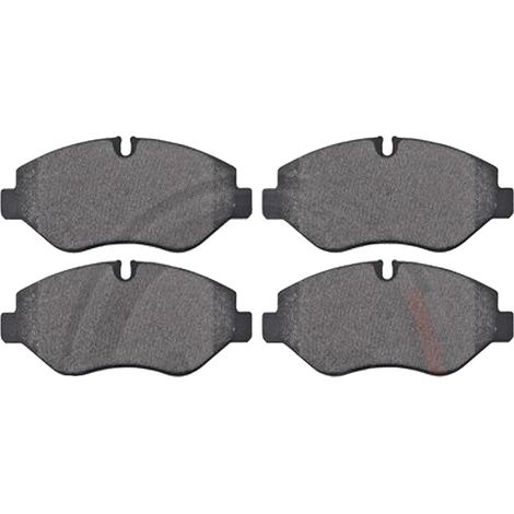 KIT PASTIGLIE FRENO ANTERIORI compatibile con IVECO DAILY IV AUTOBUS / FURGONATO / PIANALE PIATTO / TELAIO / PASTIGLIE FRENANTI AUTO OEM 37633, / SOSTITUZIONE DIRETTA / BASSA POLVERE / SILENZIOSO (1/4)