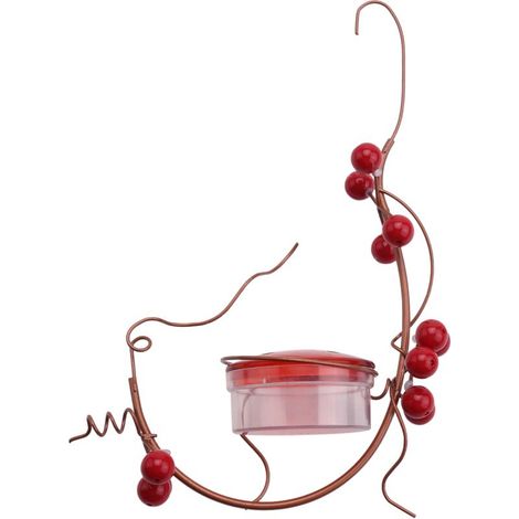 Mangeoire pour oiseaux, 96 g, 5 trous, récipient pour nourriture ou eau pour cages et zones d'élevage domestiques.-AquaForge (1/5)