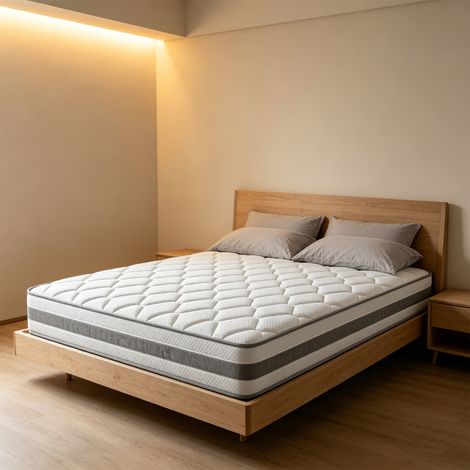 Kit da 1 Materasso 90x200 cm - Materasso Memory Foam - Lusso Ergonomico - Spessore 25 cm - CJHXE (1/5)