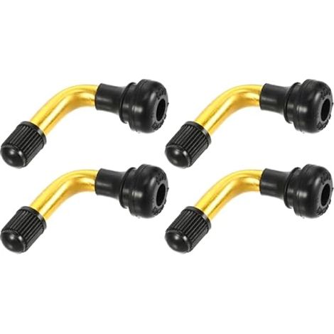 A Valve De Pneu Tubeless Pvr50 Doré 4 Pcs Pour Motocyclettes (1/4)